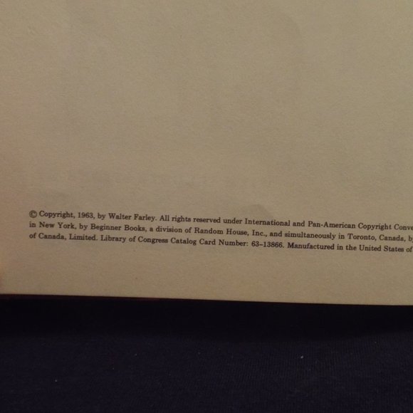 Vintage 1963 Little Black Goes to the Circus! H/C Book by Walter Farley - Picture 2 of 4